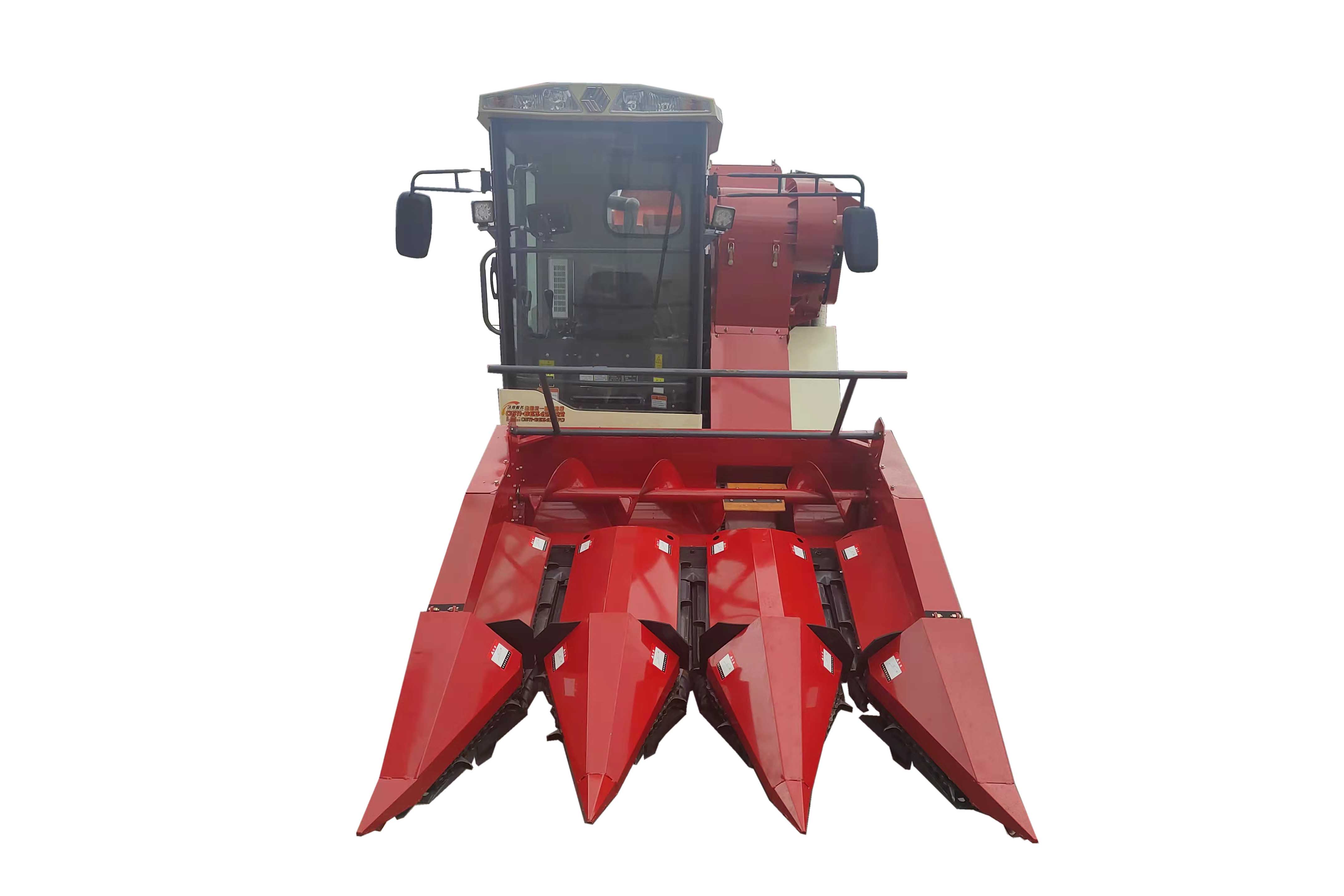 चीनी छोटे खेत मकई फसल काटने की मशीन